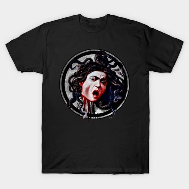 Caravaggio Medusa T-Shirt by Rough-Cut Head